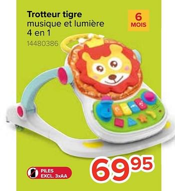 Promoties Trotteur tigre - Fisher-Price - Geldig van 17/10/2020 tot 06/12/2020 bij Euro Shop