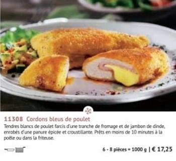 Promotions Cordons bleus de poulet - Produit maison - Bofrost - Valide de 28/09/2020 à 28/03/2021 chez Bofrost