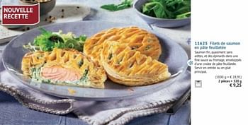 Promotions Filets de saumon en pâte feuilletée - Produit maison - Bofrost - Valide de 28/09/2020 à 28/03/2021 chez Bofrost