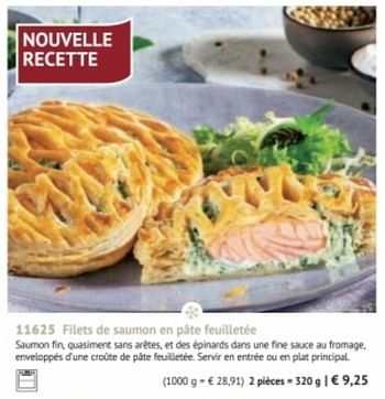 Promotions Filets de saumon en pâte feuilletée - Produit maison - Bofrost - Valide de 28/09/2020 à 28/03/2021 chez Bofrost