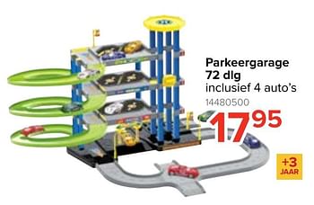 Promoties Parkeergarage inclusief 4 auto`s - Huismerk - Euroshop - Geldig van 17/10/2020 tot 06/12/2020 bij Euro Shop