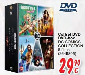 Promotions Coffret dvd dvd-box dc comics collection - Produit maison - Cora - Valide de 16/10/2020 à 06/12/2020 chez Cora