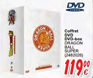 Promotions Coffret dvd dvd-box dragon ball super - Produit maison - Cora - Valide de 16/10/2020 à 06/12/2020 chez Cora