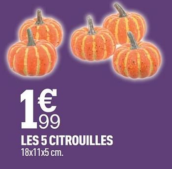 Promotions Les 5 citrouilles - Produit Maison - Centrakor - Valide de 12/10/2020 à 25/10/2020 chez Centrakor