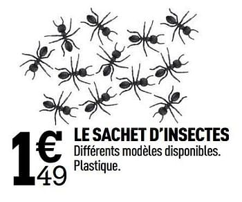 Promotions Le sachet d`insectes - Produit Maison - Centrakor - Valide de 12/10/2020 à 25/10/2020 chez Centrakor