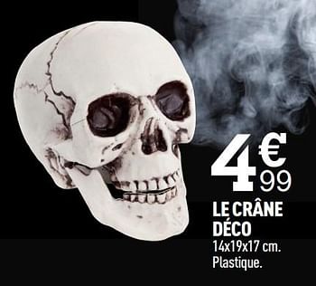 Promoties Le crâne déco - Huismerk - Centrakor - Geldig van 12/10/2020 tot 25/10/2020 bij Centrakor