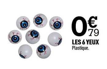 Promoties Les 6 yeux - Huismerk - Centrakor - Geldig van 12/10/2020 tot 25/10/2020 bij Centrakor
