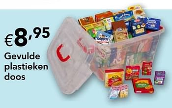 Promoties Gevulde plastieken doos - Huismerk - Happyland - Geldig van 19/10/2020 tot 31/12/2020 bij Happyland