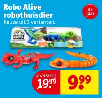 Promotions Robo alive robothuisdier - Produit maison - Kruidvat - Valide de 20/10/2020 à 25/10/2020 chez Kruidvat