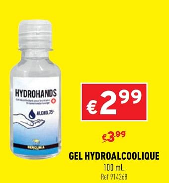 Promotions Gel hydroalcoolique - Gercuria - Valide de 21/10/2020 à 25/10/2020 chez Trafic