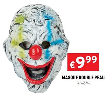 Promotions Masque double peau - Produit maison - Trafic  - Valide de 21/10/2020 à 25/10/2020 chez Trafic