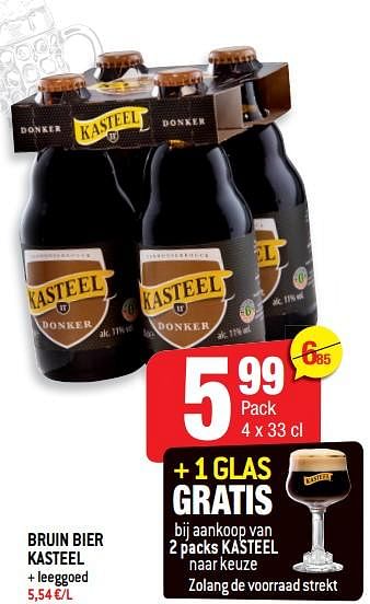Promoties Bruin bier kasteel - Kasteelbier - Geldig van 21/10/2020 tot 27/10/2020 bij Smatch