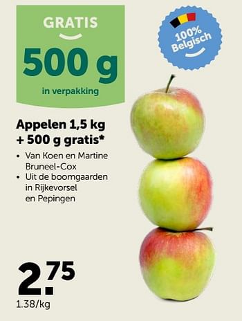 Promoties Appelen - Huismerk - Aveve - Geldig van 21/10/2020 tot 31/10/2020 bij Aveve