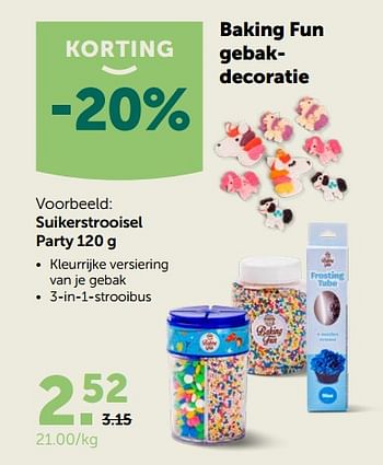 Promoties Suikerstrooisel party - Huismerk - Aveve - Geldig van 21/10/2020 tot 31/10/2020 bij Aveve