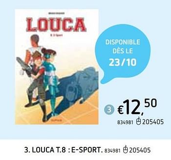 Promotions Louca t.8 : e-sport - Produit maison - Dreamland - Valide de 22/10/2020 à 06/12/2020 chez Dreamland