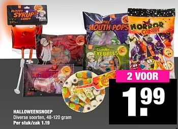Promoties Halloweensnoep - Huismerk - Big Bazar - Geldig van 19/10/2020 tot 01/11/2020 bij Big Bazar