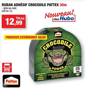 Promotions Ruban adhésif crocodile pattex - Pattex - Valide de 14/10/2020 à 25/10/2020 chez Hubo