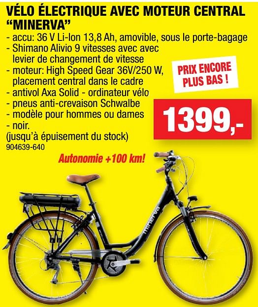 Vélo discount électrique hubo