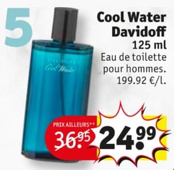Promotions Cool water davidof - Davidoff - Valide de 20/10/2020 à 25/10/2020 chez Kruidvat