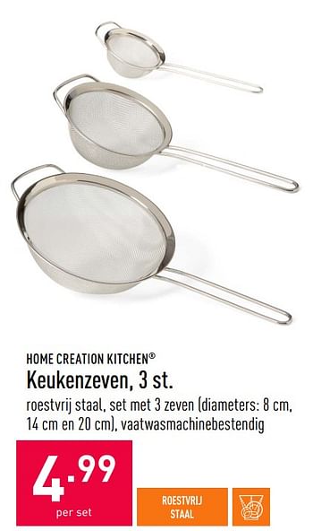 Promoties Keukenzeven - Home Creation Kitchen - Geldig van 28/10/2020 tot 06/11/2020 bij Aldi