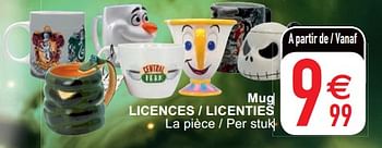 Promoties Mug licences - licenties - Huismerk - Cora - Geldig van 20/10/2020 tot 02/11/2020 bij Cora