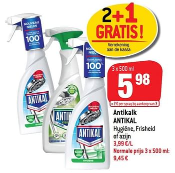 Promotions Antikalk antikal - Antikal - Valide de 21/10/2020 à 03/11/2020 chez Match