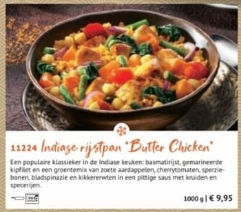 Promoties Indiase rijstpan butter chicken - Huismerk - Bofrost - Geldig van 28/09/2020 tot 28/03/2021 bij Bofrost