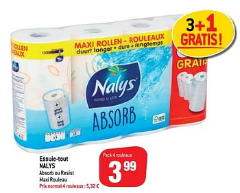 Promotions Essuie-tout nalys - Nalys - Valide de 21/10/2020 à 03/11/2020 chez Match