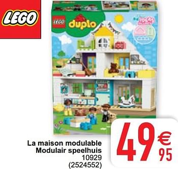Promoties La maison modulable modulair speelhuis 10929 - Lego - Geldig van 27/10/2020 tot 09/11/2020 bij Cora