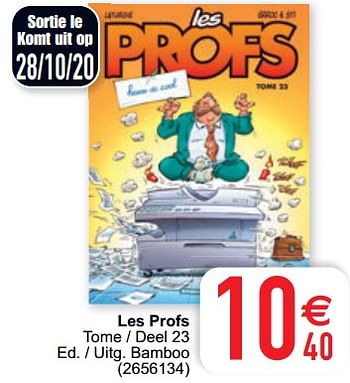 Promoties Les profs - Huismerk - Cora - Geldig van 27/10/2020 tot 09/11/2020 bij Cora