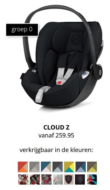 Promoties Cloud z - Cybex - Geldig van 25/10/2020 tot 31/10/2020 bij Baby & Tiener Megastore