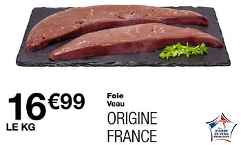 Promotions Foie veau - Produit Maison - MonoPrix - Valide de 21/10/2020 à 01/11/2020 chez MonoPrix