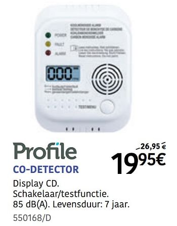 Promoties Co-detector - Profile - Geldig van 15/10/2020 tot 08/11/2020 bij HandyHome