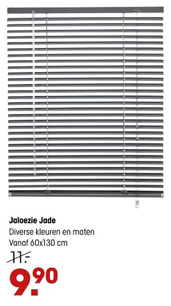 Promoties Jaloezie jade - Huismerk - Kwantum - Geldig van 08/11/2020 tot 08/11/2020 bij Kwantum