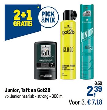 Promoties Junior haarlak - strong - Junior - Geldig van 04/11/2020 tot 17/11/2020 bij Makro