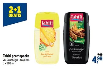 Promoties Tahiti promopacks douchegel - tropical - Palmolive Tahiti - Geldig van 04/11/2020 tot 17/11/2020 bij Makro