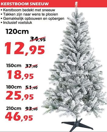 Promotions Kerstboom sneeuw - Produit maison - Itek - Valide de 19/10/2020 à 15/11/2020 chez Itek
