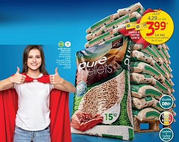 Promotions Pure pellets din plus - Pure Pellets - Valide de 04/11/2020 à 09/11/2020 chez Brico