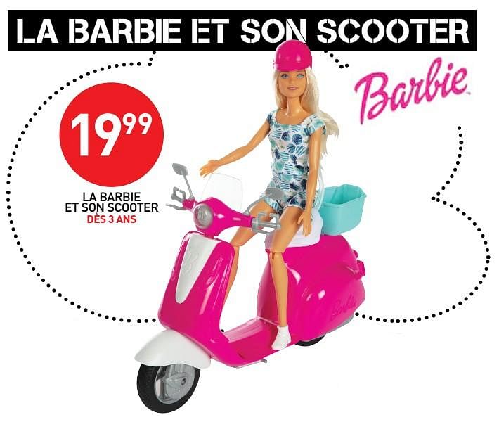scooter barbie auchan