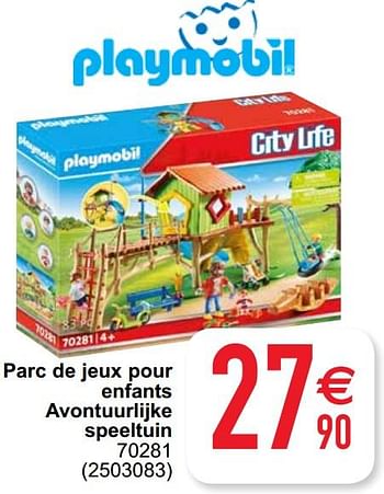 Playmobil Parc de jeux pour enfants avontuurlijke speeltuin 70281