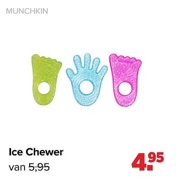 Promoties Ice chewer - Munchkin - Geldig van 26/10/2020 tot 05/12/2020 bij Baby-Dump