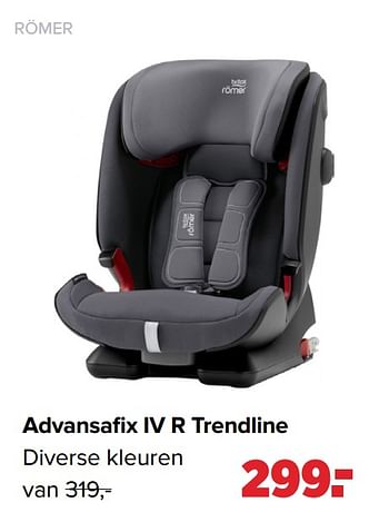 Promotions Advansafix iv r trendline - Romer - Valide de 26/10/2020 à 05/12/2020 chez Baby-Dump