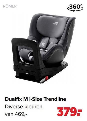 Promotions Dualfix m i-size trendline - Romer - Valide de 26/10/2020 à 05/12/2020 chez Baby-Dump
