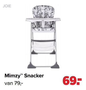 Promotions Mimzy snacker - Joie - Valide de 26/10/2020 à 05/12/2020 chez Baby-Dump