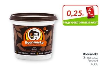 Promoties Boerinneke smeerpasta fondant - 't Boerinneke - Geldig van 01/11/2020 tot 30/11/2020 bij Intermarche
