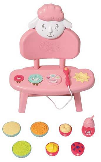 Promoties Baby Annabell eetstoeltje met geluid - Zapf creation - Geldig van 17/10/2020 tot 06/12/2020 bij ToyChamp