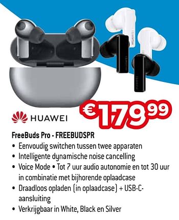 Promoties Huawei freebuds pro - freebudspr - Huawei - Geldig van 01/11/2020 tot 30/11/2020 bij Exellent