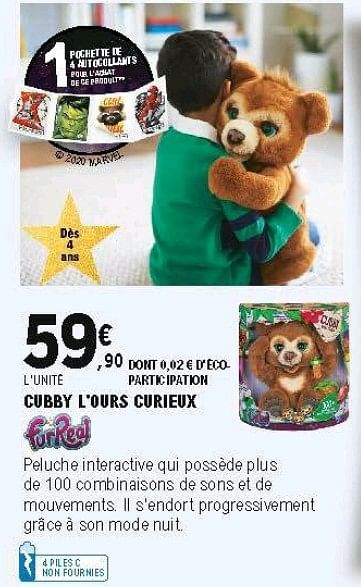 ours peluche leclerc