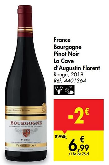 Vin rouge Bourgogne Passe-Tout-Grains 20 LA CAVE D'AUGUSTIN