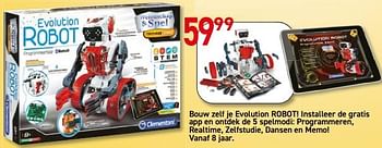 Promoties Evolution robot! - Clementoni - Geldig van 26/10/2020 tot 06/12/2020 bij Deproost